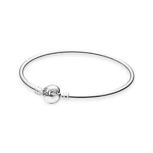 (Bild für) PANDORA Armreif aus Sterlingsilber mit zierlichem Schleifenverschluss, klare CZ - 590724CZ