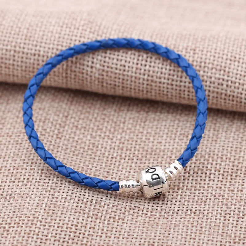 (Bild für) PANDORA Blaues Einzellederarmband - 590705CRD-B - Ansicht 2