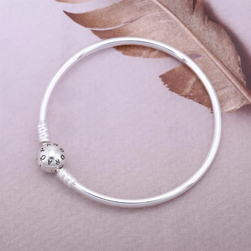 (Bild für) PANDORA Circle of Love, Pink Heart Cz Armreif - 590716PCZ - Ansicht 3