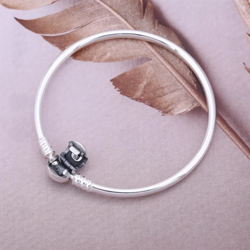 (Bild für) PANDORA Circle of Love, Pink Heart Cz Armreif - 590716PCZ - Ansicht 4