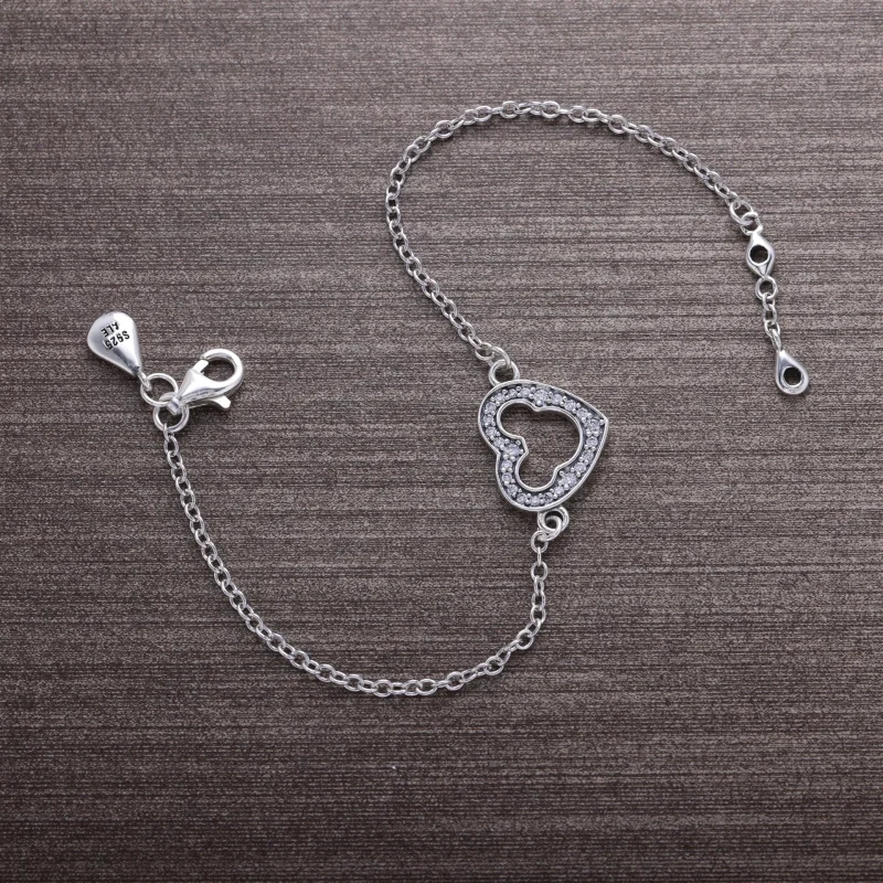 (Bild für) PANDORA Disney, Mickey Silhouette Armband, klare CZ - 590512CZ - Ansicht 2