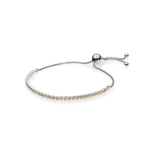 (Bild für) PANDORA Golden Sparkling Strang Armband, goldfarbener CZ - 590524CCZ