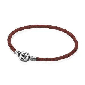 (Bild für) Pandora Lederarmband Braun - 590705CRD-M