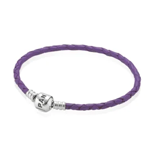 (Bild für) Pandora Lederarmband Lila - 590705CRD-V