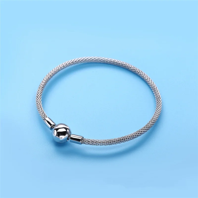 (Bild für) Pandora Mesh Armband Silber - 596543 - Ansicht 2