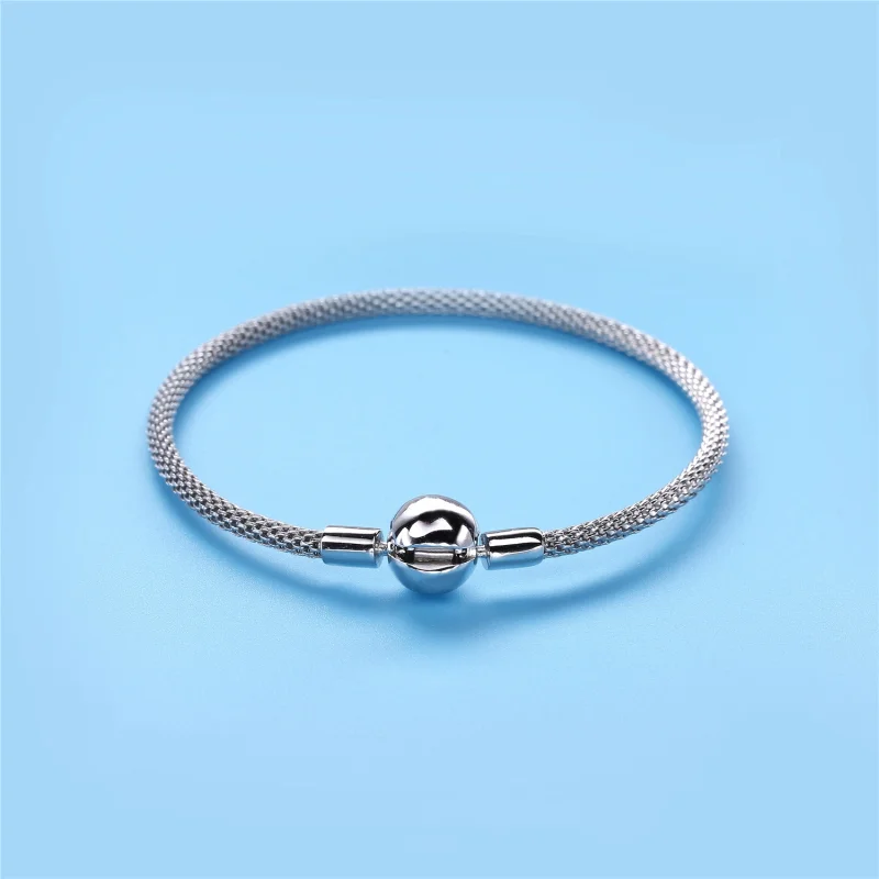 (Bild für) Pandora Mesh Armband Silber - 596543 - Ansicht 3