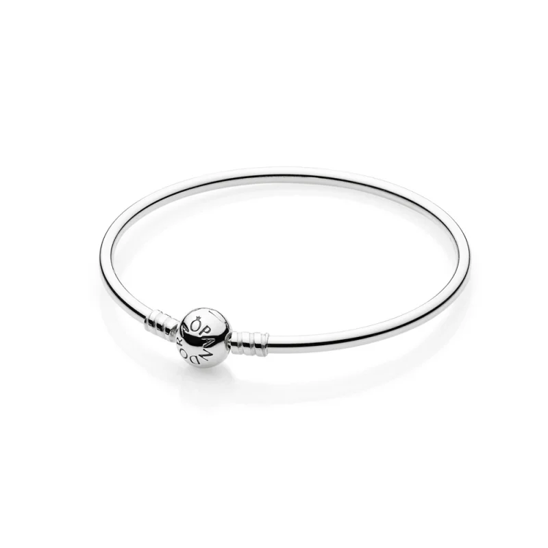 (Bild für) PANDORA Moments Charm-Armreif aus Sterlingsilber - 590713