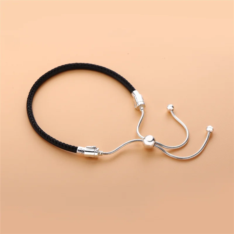 (Bild für) Pandora Moments Leder Schiebearmband - 597225CBK - Ansicht 2