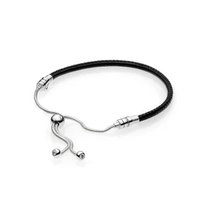 (Bild für) Pandora Moments Leder Schiebearmband - 597225CBK