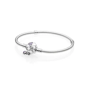 (Bild für) PANDORA Moments Silberarmband, Wildblumenwiese-Verschluss - 597124NLC