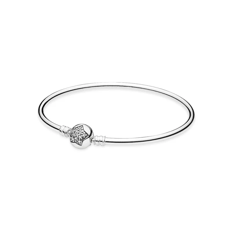 (Bild für) PANDORA Moments Stern-Armreif aus Silber - 590720CZ