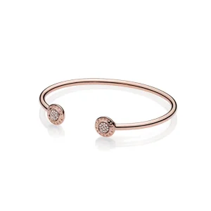 (Bild für) PANDORA Signature Offener Armreif, PANDORA Rose™ - 580528CZ