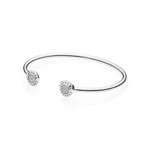 (Bild für) PANDORA Signature Offener Silberarmreif - 590528CZ