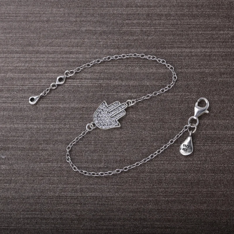 (Bild für) PANDORA Symbol des Schutzarmbandes, klare CZ - 590505CZ - Ansicht 2