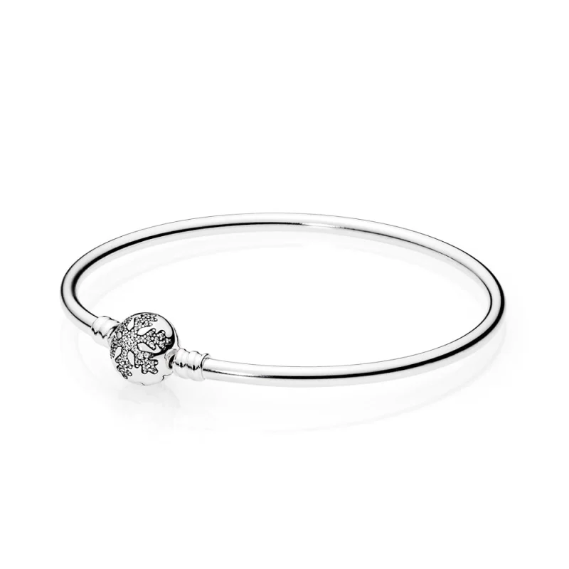 (Bild für) PANDORA Unique Snowflake Moments Silberarmreif - 590740CZ