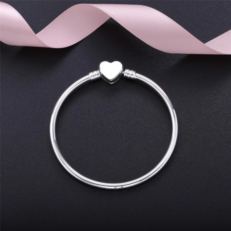 (Bild für) PANDORA Wishful Heart Armreif, klare CZ - 590729CZ - Ansicht 3