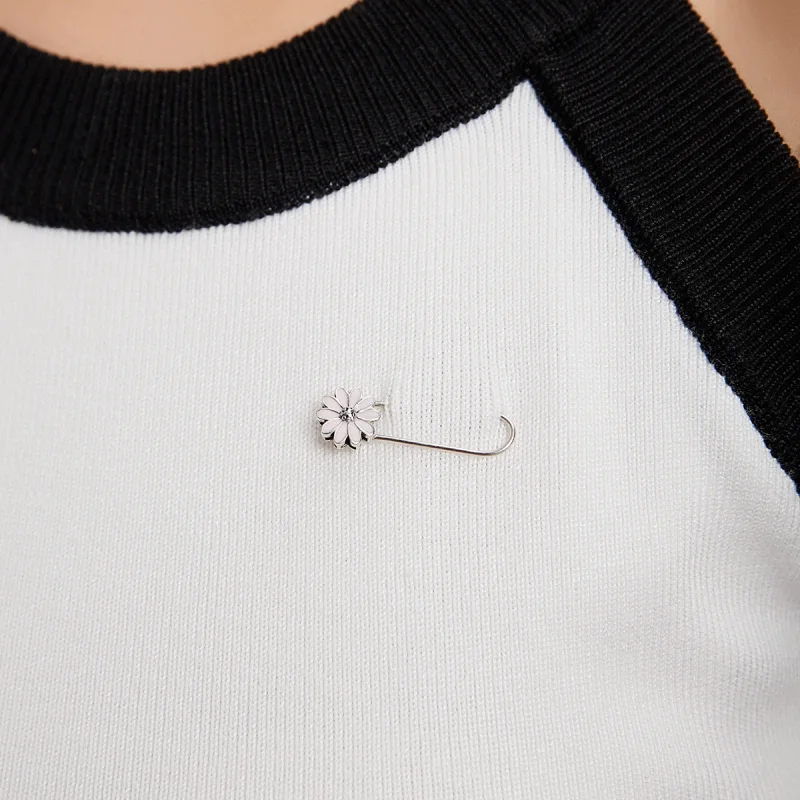 (Bild für) Kleine Gänseblümchen-Brosche im Pandora-Stil - BSX004 - Ansicht 9