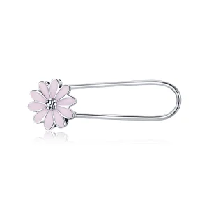 Kleine Gänseblümchen-Brosche im Pandora-Stil - BSX004 (Bild für) Kleine Gänseblümchen-Brosche im Pandora-Stil - BSX004