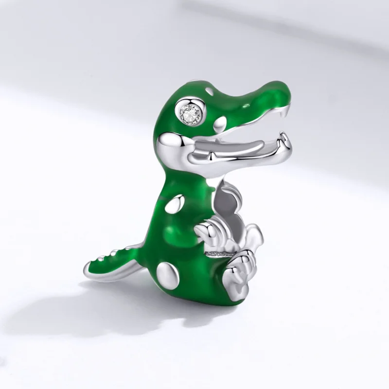 (Bild für) Baby-Krokodil-Charm im Pandora-Stil - BSC190 - Ansicht 2