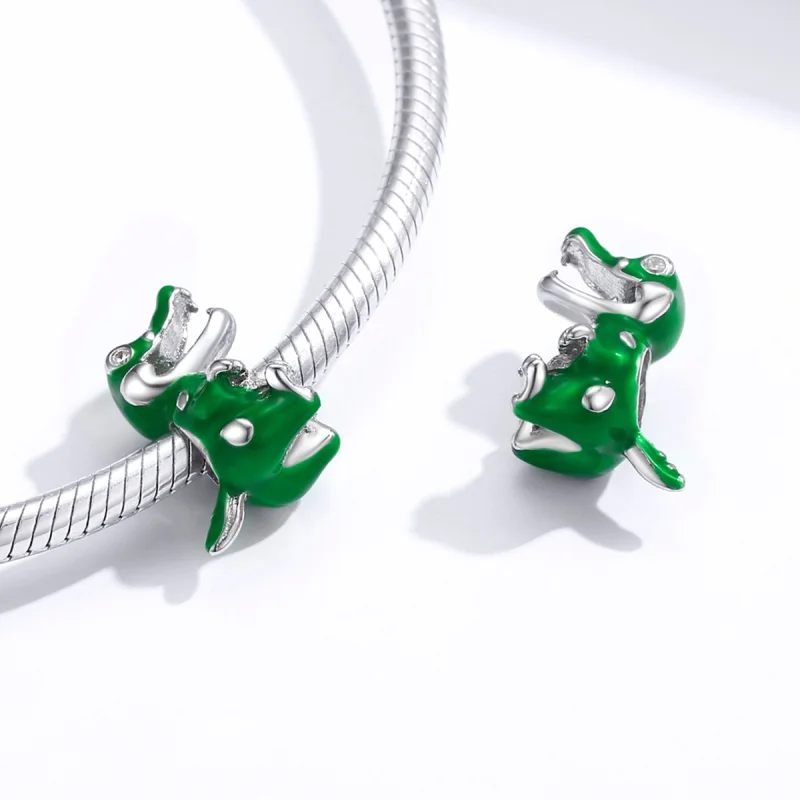 (Bild für) Baby-Krokodil-Charm im Pandora-Stil - BSC190 - Ansicht 4