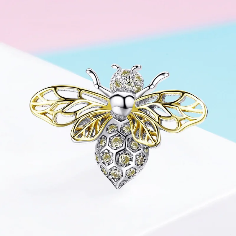 (Bild für) Bienen-Charm im Pandora-Stil - BSC067 - Ansicht 2