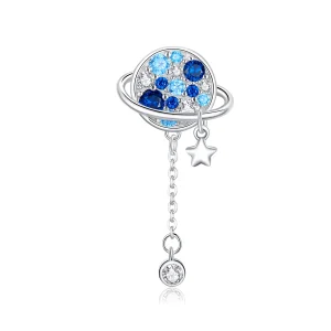 (Bild für) Blauer Planet-Charm im Pandora-Stil - BSC365