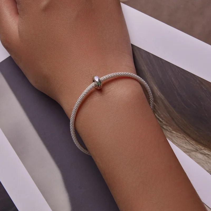 (Bild für) Blumen-Doodle-Charm im Pandora-Stil - BSC596 - Ansicht 6