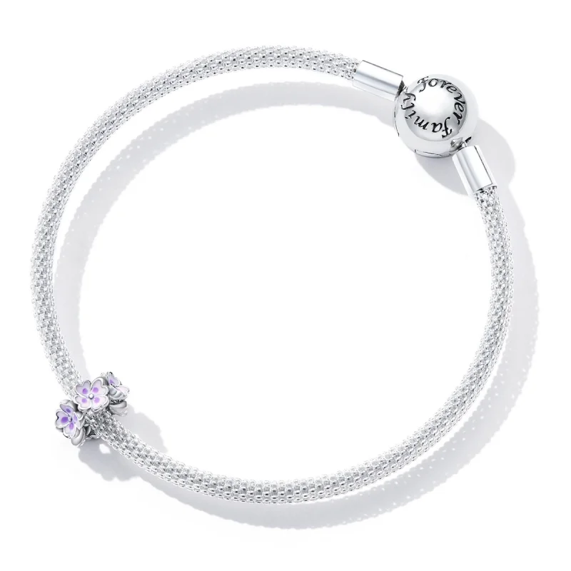 (Bild für) Blumen-Spacer-Charm im Pandora-Stil - SCC2212 - Ansicht 5