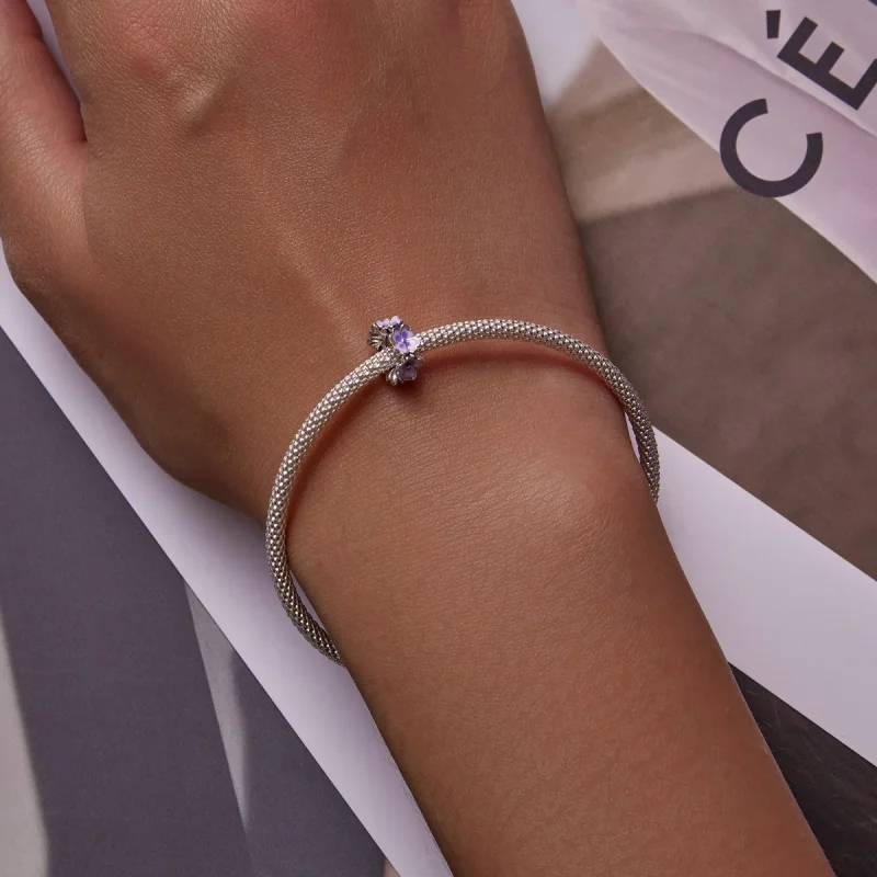 (Bild für) Blumen-Spacer-Charm im Pandora-Stil - SCC2212 - Ansicht 6