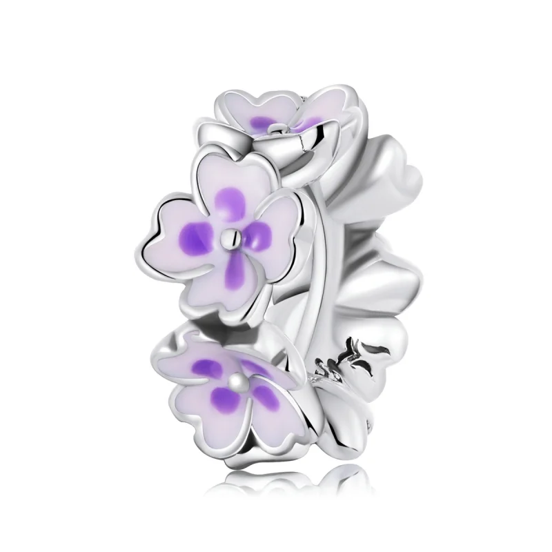 (Bild für) Blumen-Spacer-Charm im Pandora-Stil - SCC2212