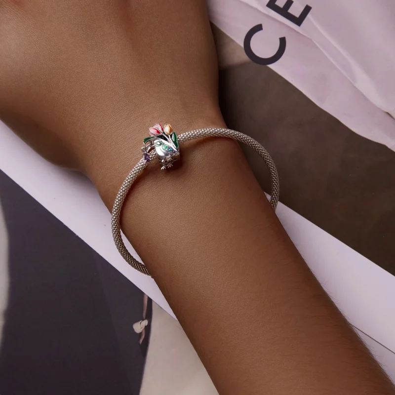 (Bild für) Blumen und Vögel im Pandora-Stil - SCC2193 - Ansicht 5