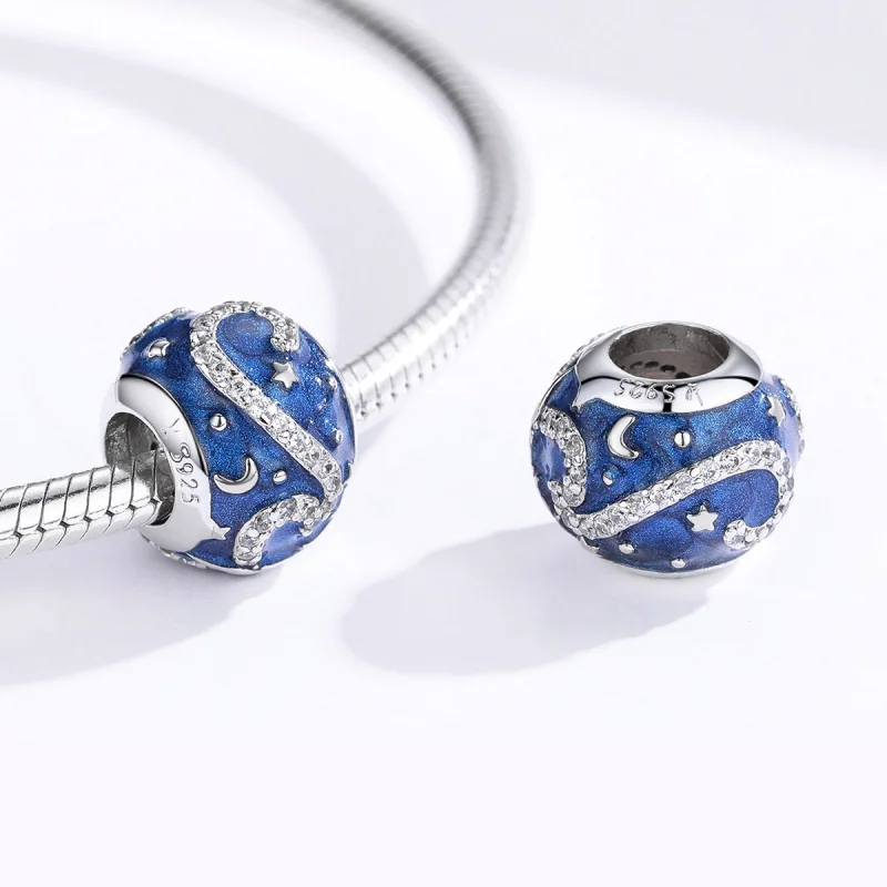 (Bild für) Brillanter Sternenhimmel-Charm im Pandora-Stil - SCC1387 - Ansicht 2
