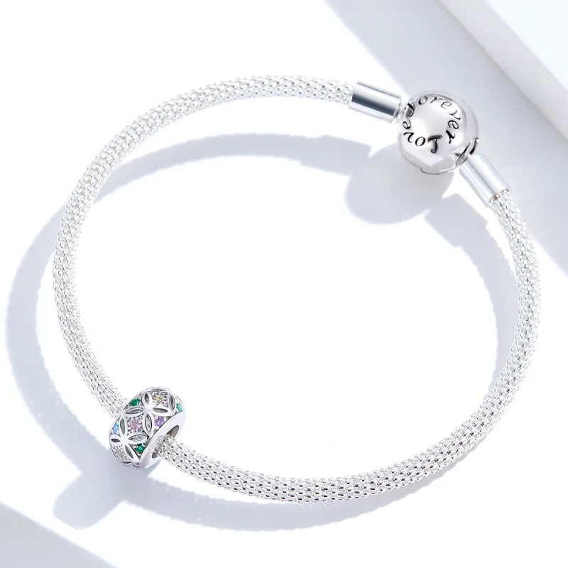(Bild für) Buntes Silber-Charm im Pandora-Stil - BSC224 - Ansicht 3