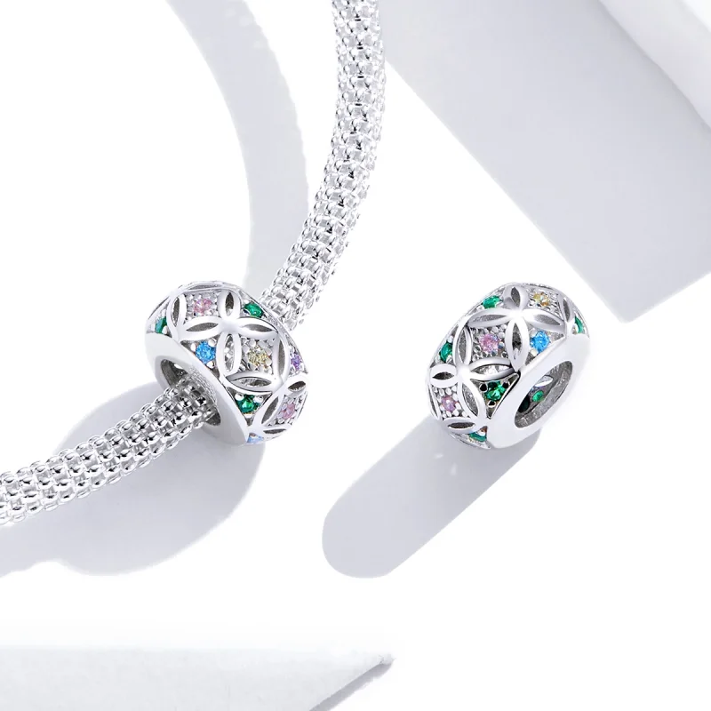 (Bild für) Buntes Silber-Charm im Pandora-Stil - BSC224 - Ansicht 4