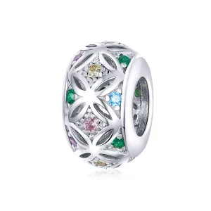 (Bild für) Buntes Silber-Charm im Pandora-Stil - BSC224