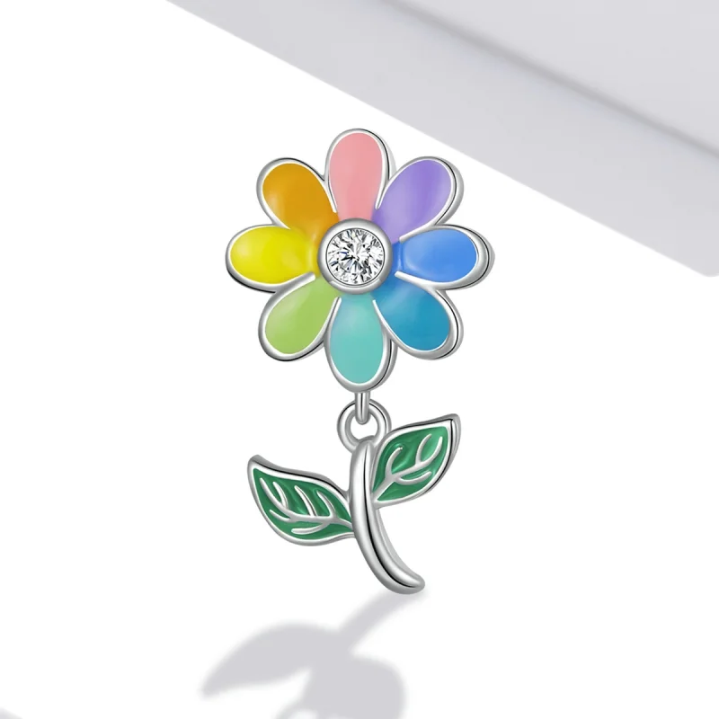 (Bild für) Buntes Sonnenblumen-Charm im Pandora-Stil - SCC2088 - Ansicht 2