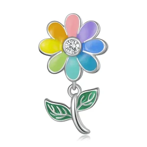 (Bild für) Buntes Sonnenblumen-Charm im Pandora-Stil - SCC2088