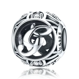 (Bild für) Charm-Anhänger „Buchstabe G“ im Pandora-Stil - SCC738-G