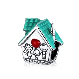 (Bild für) Charm-Anhänger „Cosy Cottage“ aus Silber im Pandora-Stil - SCC1518