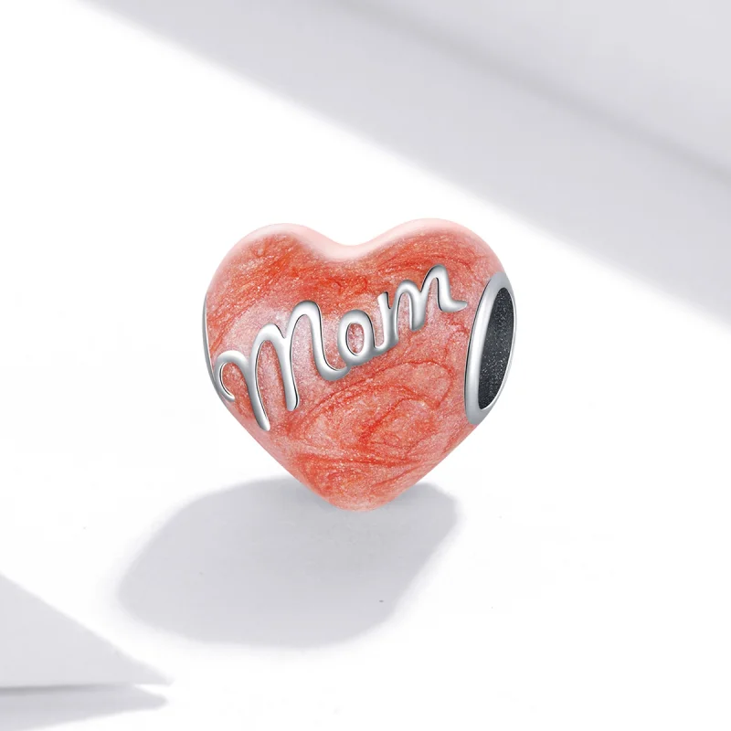 (Bild für) Charm-Anhänger „In Erinnerung an die Mutter“ im Pandora-Stil aus Silber - SCC179 - Ansicht 2