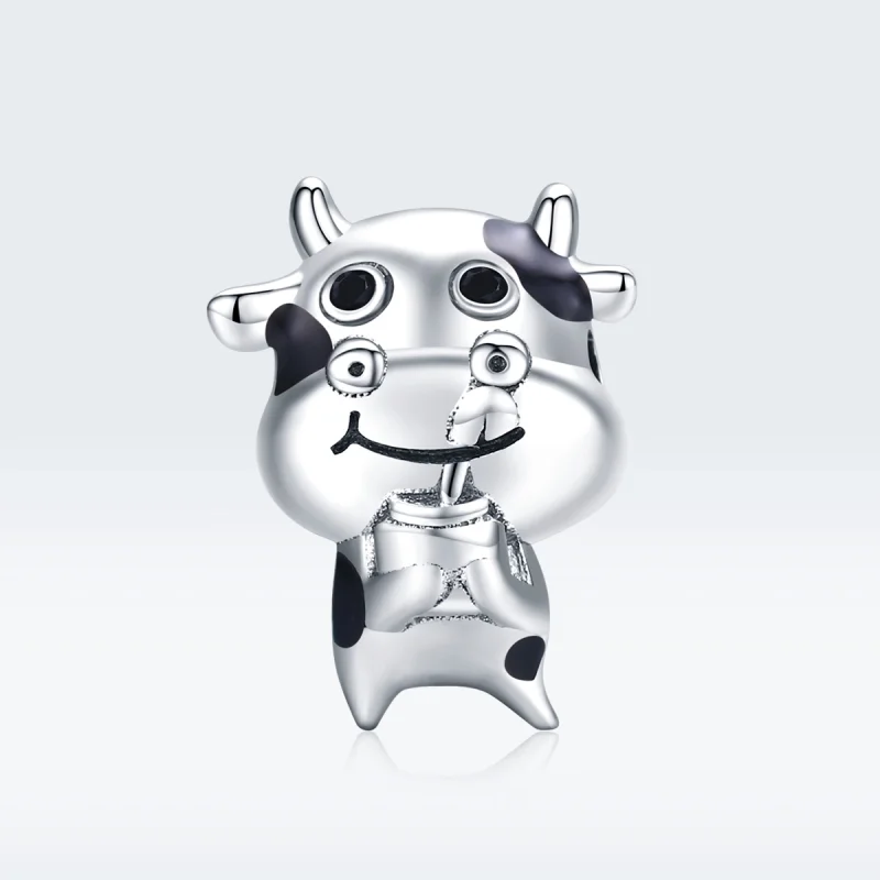 (Bild für) Charm-Anhänger „Kleine Kuh“ im Pandora-Stil aus Silber - SCC1574 - Ansicht 5