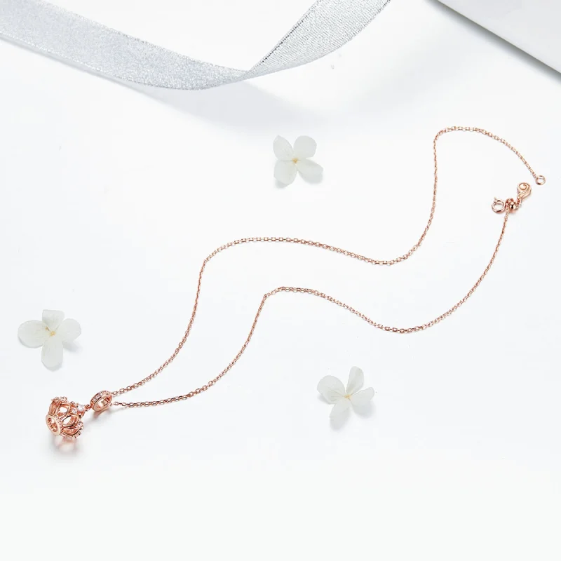 (Bild für) Charm-Anhänger „Königliche Krone“ im Pandora-Stil aus Roségold - SCC1121 - Ansicht 8