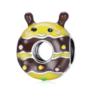 (Bild für) Charm-Anhänger „Little Bee Donuts“ im Pandora-Stil - SCC1878
