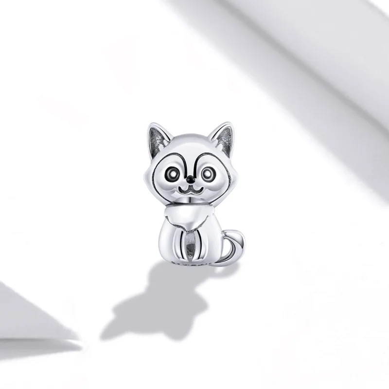 (Bild für) Charm-Anhänger „Lovely Dog“ aus Silber im Pandora-Stil - SCC1829 - Ansicht 2