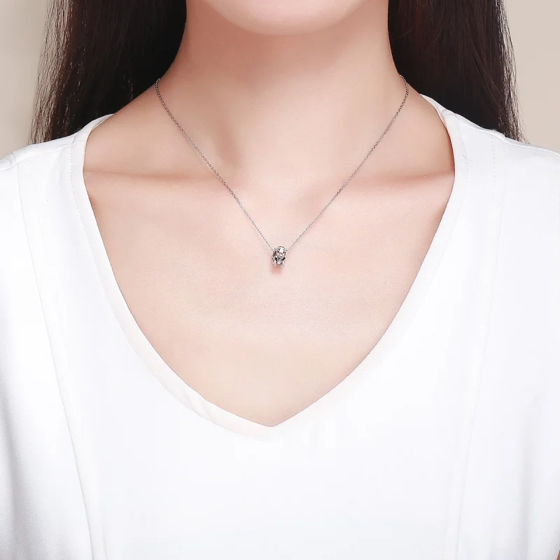 (Bild für) Charm-Anhänger „Niedliches Vieh“ im Pandora-Stil aus Silber - SCC1049 - Ansicht 3