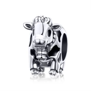 (Bild für) Charm-Anhänger „Niedliches Vieh“ im Pandora-Stil aus Silber - SCC1049