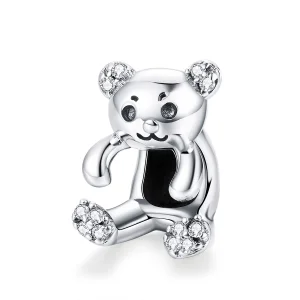 (Bild für) Charm-Anhänger „Süßer Bär“ aus Silber im Pandora-Stil - SCC984