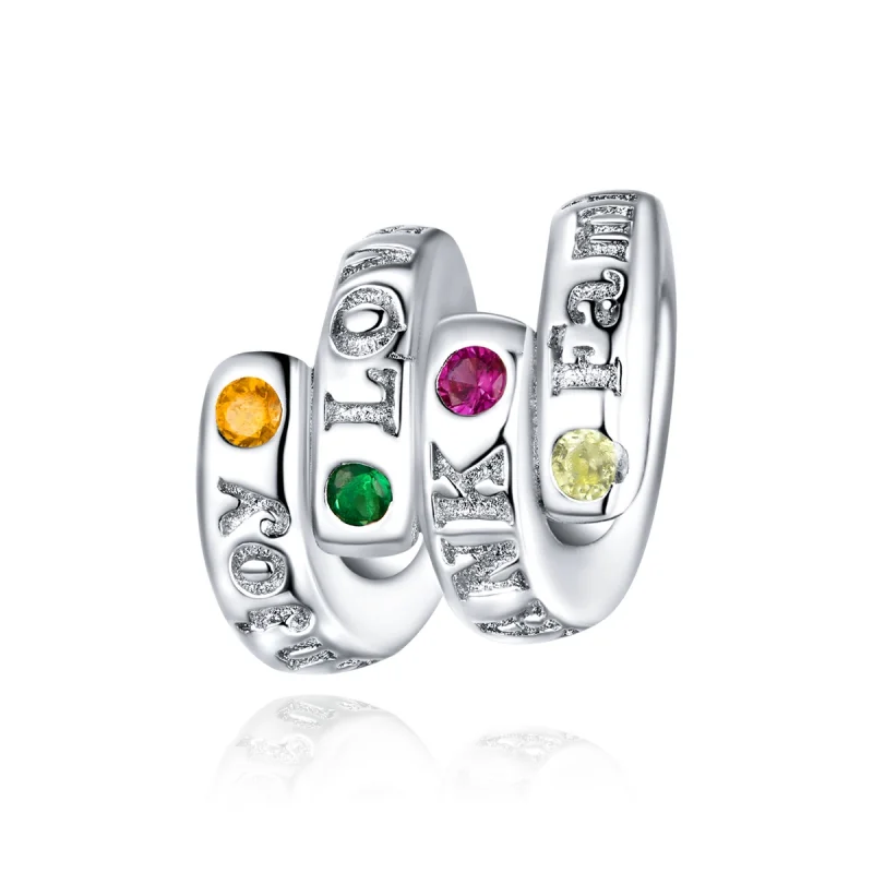 (Bild für) Charm-Anhänger „Thanksgiving Keywords“ im Pandora-Stil - BSC341