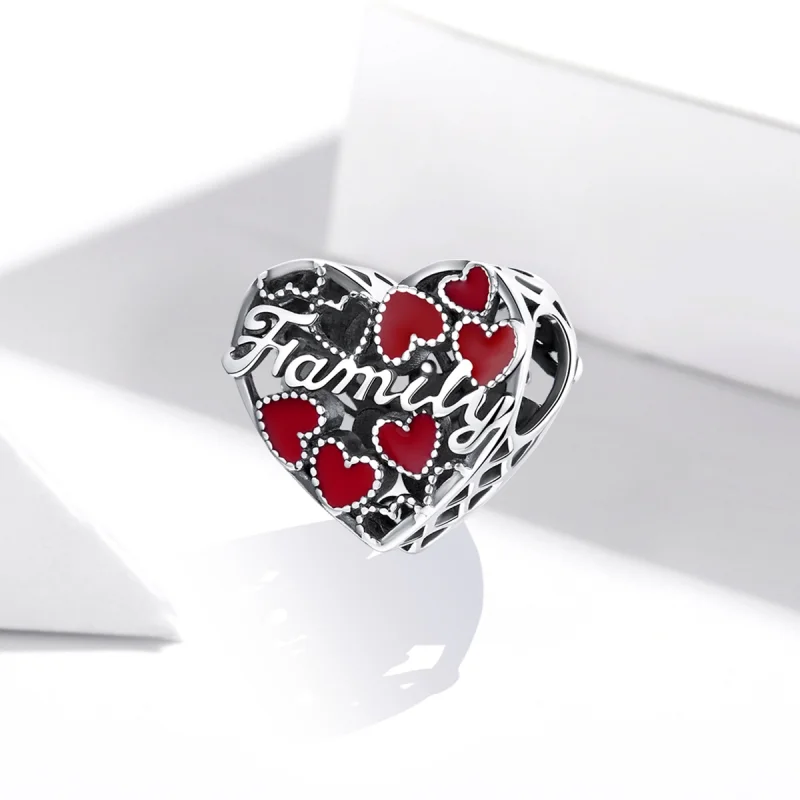 (Bild für) Charm-Anhänger „Warm Family“ aus Silber im Pandora-Stil - SCC1750 - Ansicht 2