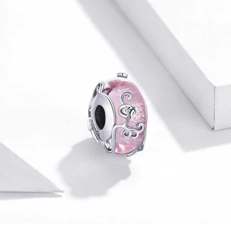 (Bild für) Charm aus glänzendem Glas im Pandora-Stil - BSC409 - Ansicht 2